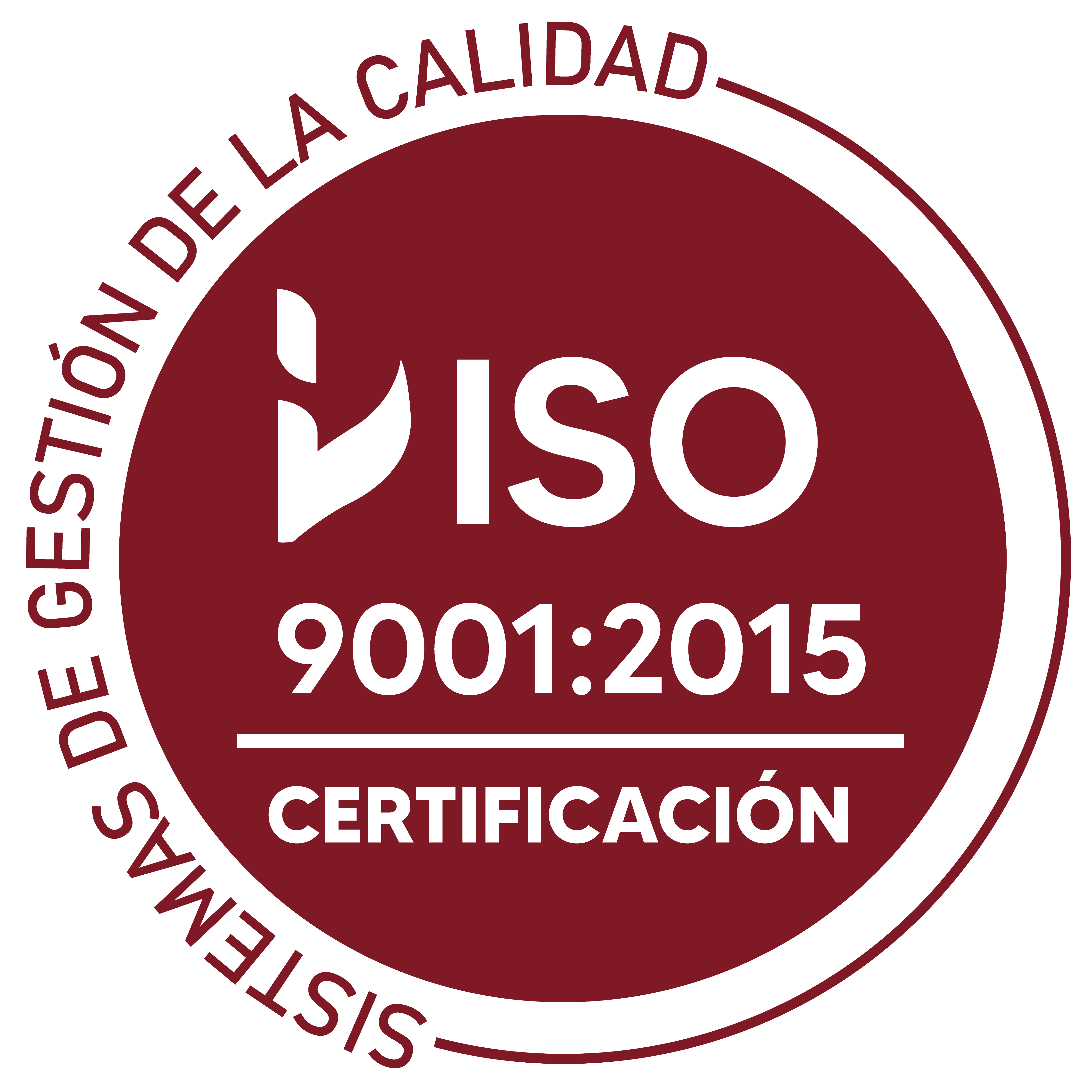 ISO 9001:2015 — Certificación de sistema de gestión de la calidad