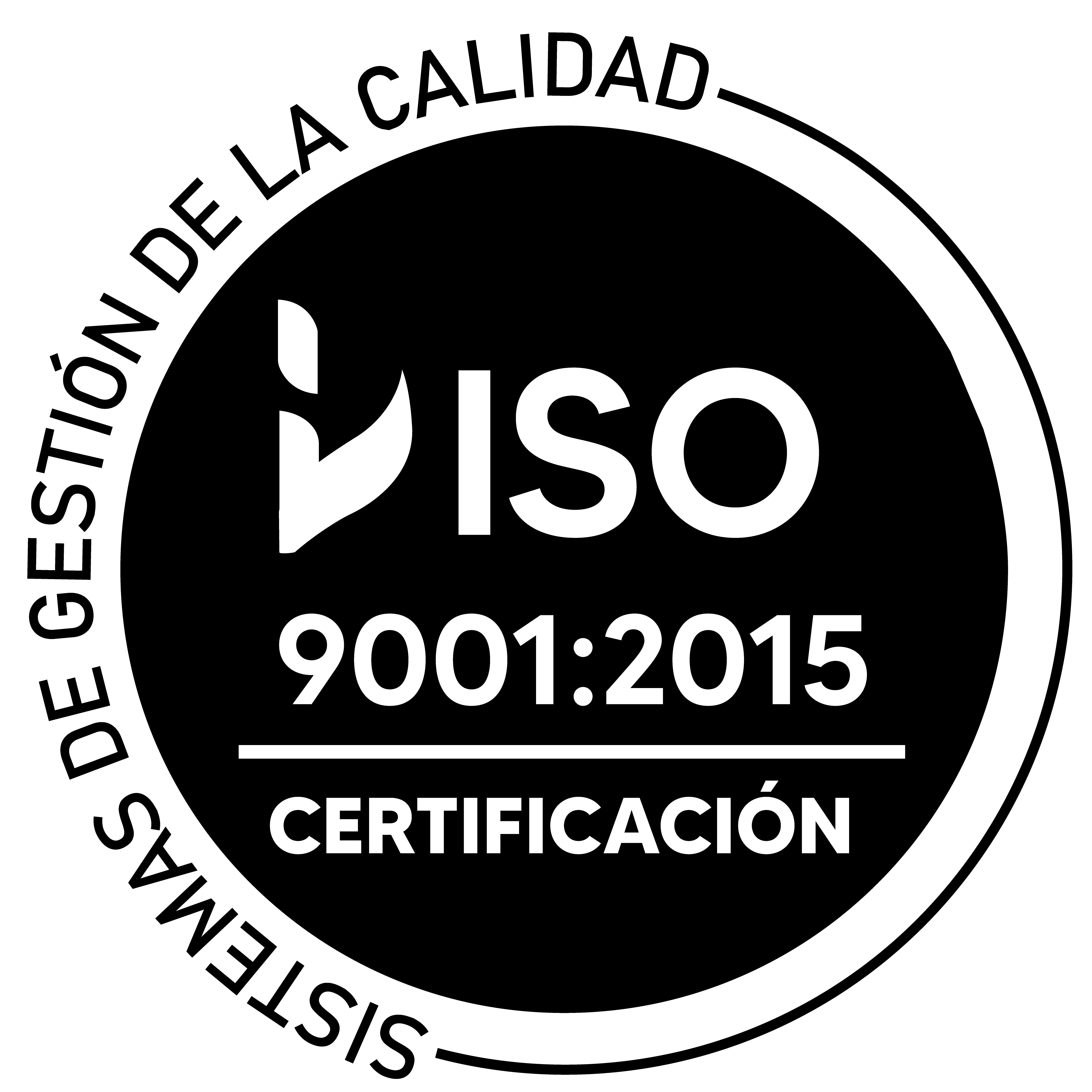 ISO 9001:2015 — Certificación de sistema de gestión de la calidad